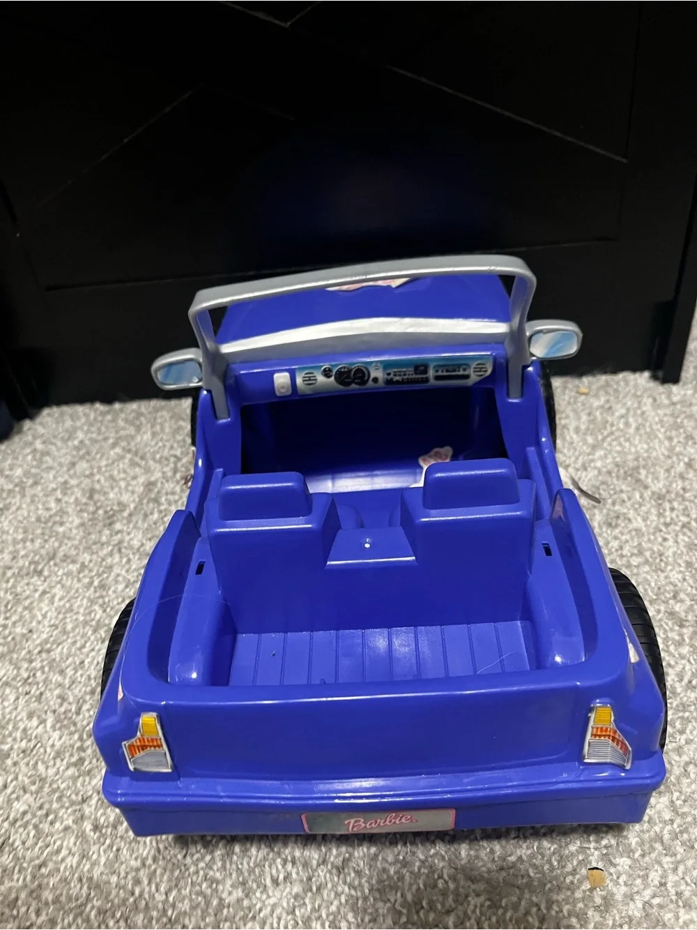 1994 Barbie Purple Convertible Play Car with Silver Trim